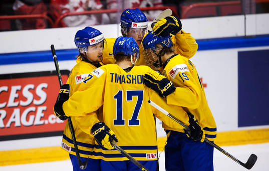 Sveriges Rasmus Asplund, Dmytro Timashov, Adam Ollas