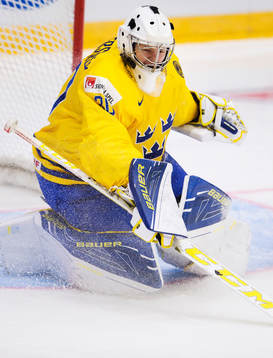 Sveriges målvakt Linus Söderström