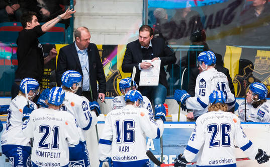 Leksands assisterande tränare Gereon Dahlgren med en