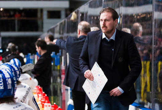 Leksands assisterande tränare Gereon Dahlgren med en