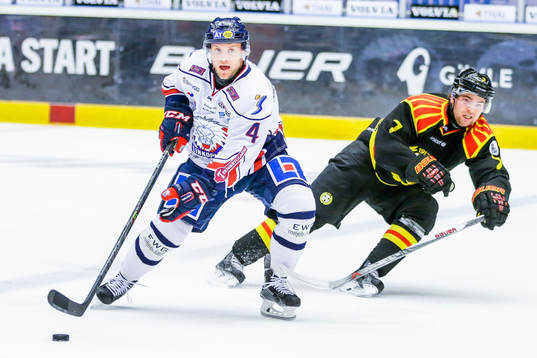 Linköpings Chad Billins och Brynäs Ponthus Westerholm