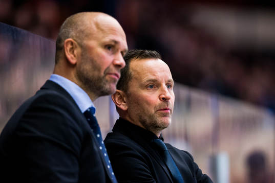 Brynäs assisterande tränare Tommy Sjödin och tränare