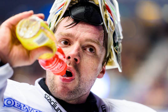 Färjestads målvakt Lars Haugen
