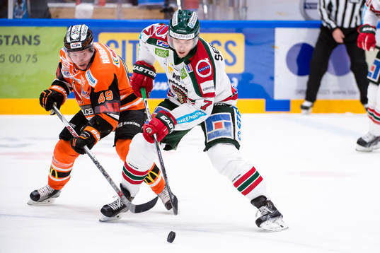 Frölundas Henrik Tömmernes och Karlskronas Filip Cruseman