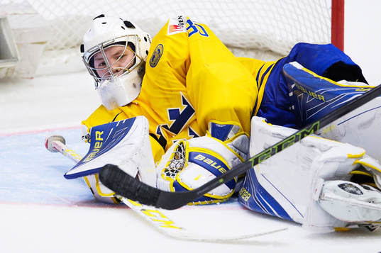 Sveriges målvakt Linus Söderström