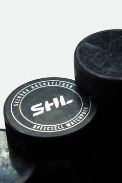 Officiell matchpuck från SHL