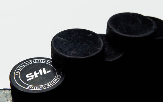 Officiell matchpuck från SHL