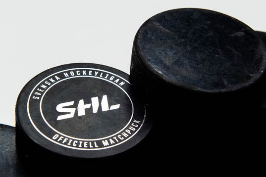 Officiell matchpuck från SHL