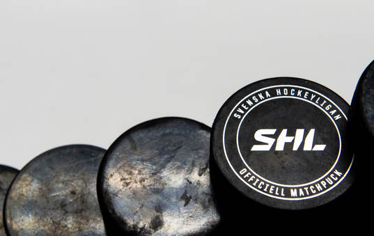Officiell matchpuck från SHL
