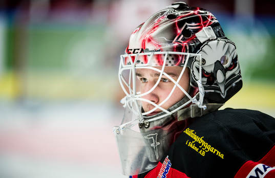 Malmö Redhawks målvakt Tim Hultstrand
