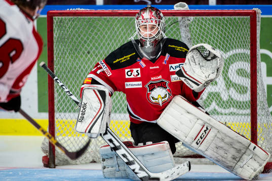Malmö Redhawks målvakt Tim Hultstrand