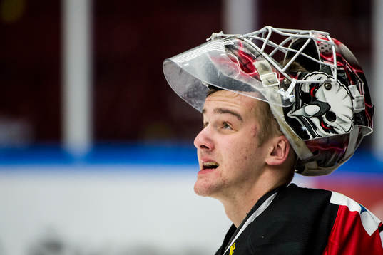 Malmö Redhawks målvakt Tim Hultstrand