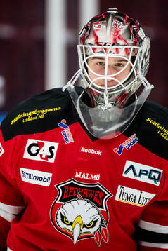 Malmö Redhawks målvakt Tim Hultstrand