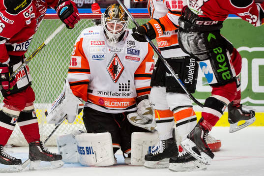 Karlskronas målvakt Johan Holmqvist