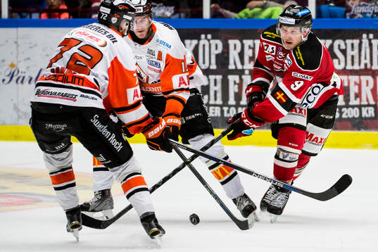 Malmö Redhawks Frederik Storm mot Karlskronas Kristoffer