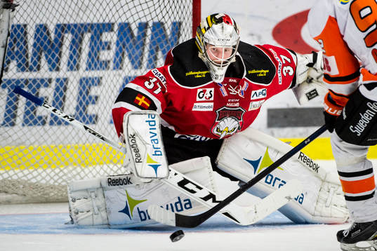 Malmö Redhawks målvakt Jonas Gunnarsson