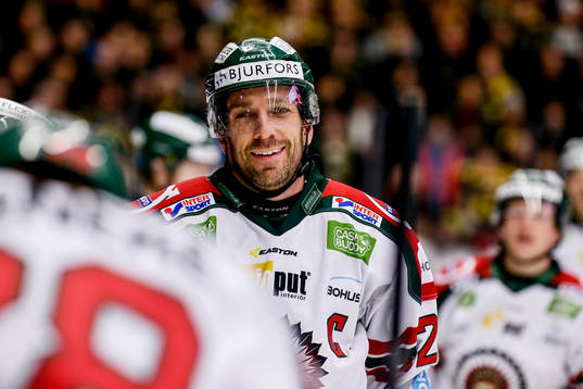 Frölundas Joel Lundqvist jublar