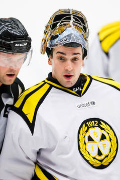 Brynäs målvakt Bernhard Starkbaum