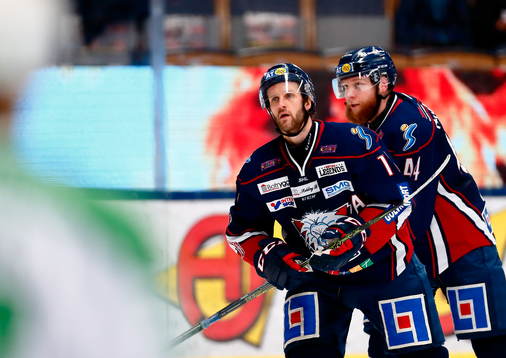 Linköpings Sebastian Karlsson jublar