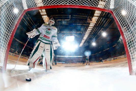 Rögles målvakt Oscar Dansk deppar