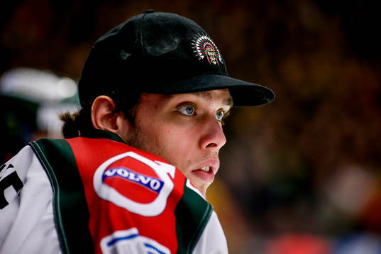 Frölundas målvakt Johan Gustafsson