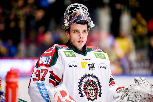 Frölundas målvakt Johan Gustafsson