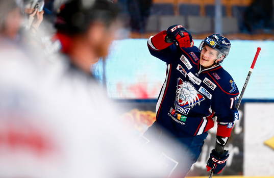 Linköpings Henrik Törnqvist jublar
