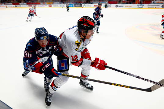 Linköpings Niklas Fogström och Örebros Marko Anttila