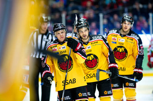 Luleås Toni Rajala jublar