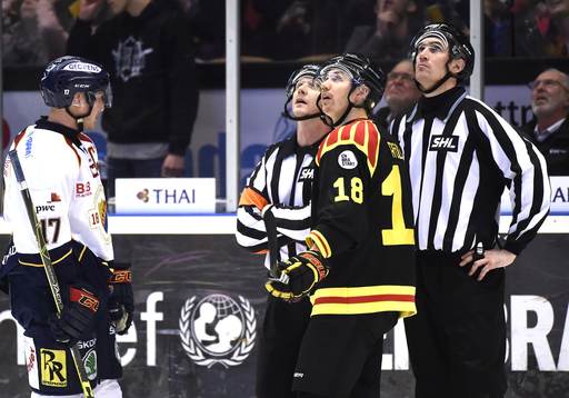Djurgårdens Henrik Eriksson och Brynäs Anton Rödin