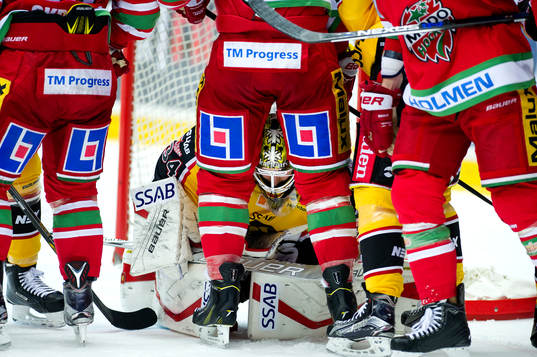 Luleås målvakt Joel Lassinantti
