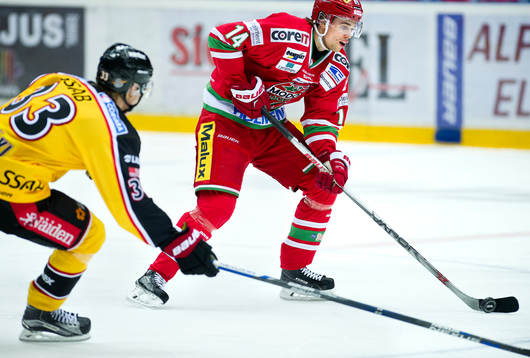 Luleås Christopher Mastomäki och Emil Pettersson