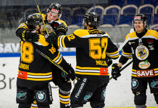 Panterns Fabian Lundh, Kalle Östman, Johan Molldén och