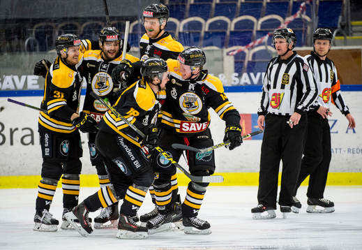 Panterns Emil Sandin, Johan Molldén, Patrik Magnusson,