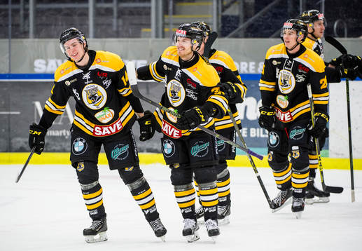 Panterns Tobias Strandberg, Emil Sandin och Patrik Blomberg