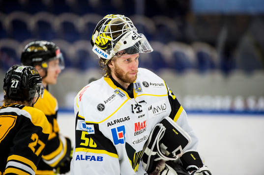 Västerås målvakt Marcus Dahlbom