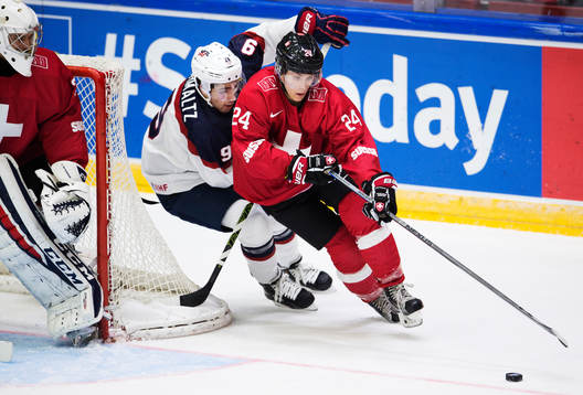 s Nick Schmaltz och Schweiz Pius Suter