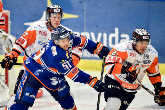 Växjös Joey Crabb och Karlskronas Riley Holzapfel