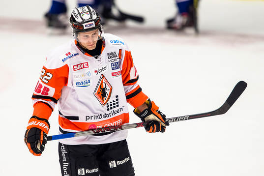 Karlskronas Alexander Bergström deppar
