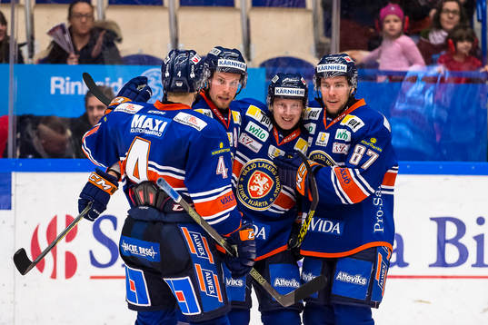 Växjös Alexander Johansson, Tuomas Kiiskinen och Robert