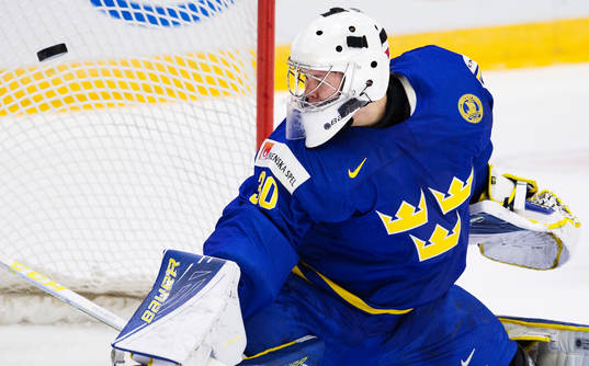 Sveriges målvakt Linus Söderström