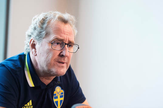 Sveriges förbundskapten Erik Hamrén