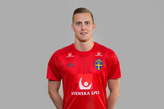 Karl Johan Johnsson, spelare i Sveriges fotbollslandslag