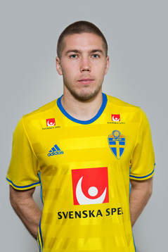 Anton Tinnerholm, spelare i Sveriges fotbollslandslag