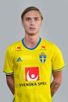 Linus Wahlqvist, spelare i Sveriges fotbollslandslag
