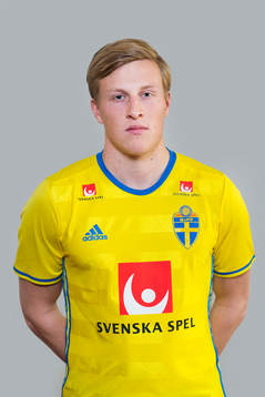 Emil Bergström, spelare i Sveriges fotbollslandslag