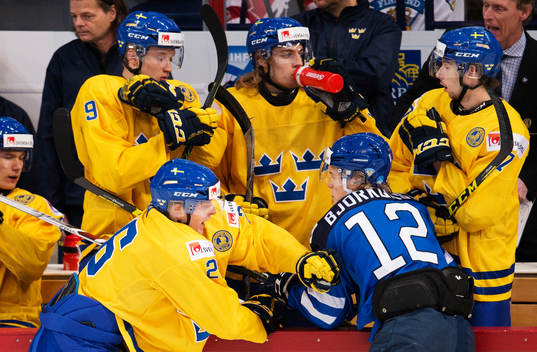 Sveriges Christoffer Ehn och Finlands Kasper Björkqvist