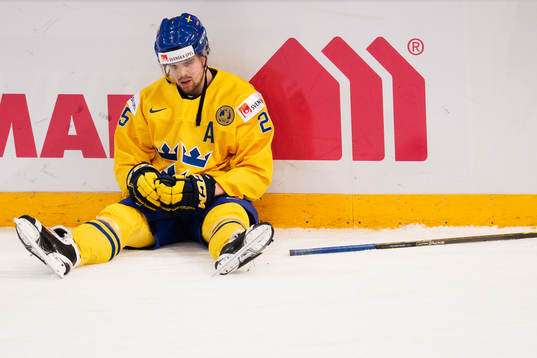 Sveriges Axel Holmström deppar
