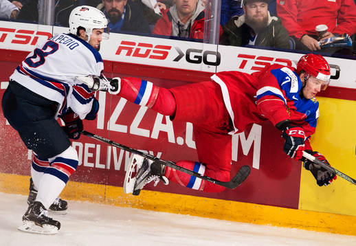 s Louis Belpedio och Rysslands Yevgeni Svechnikov