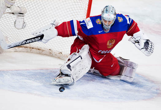 Rysslands målvakt Ilya Samsonov